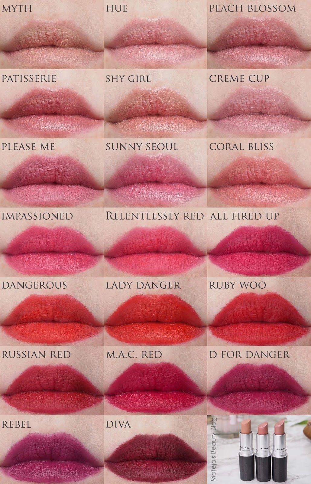 Mac Matte Lipstick Swatches Hot Sex Picture