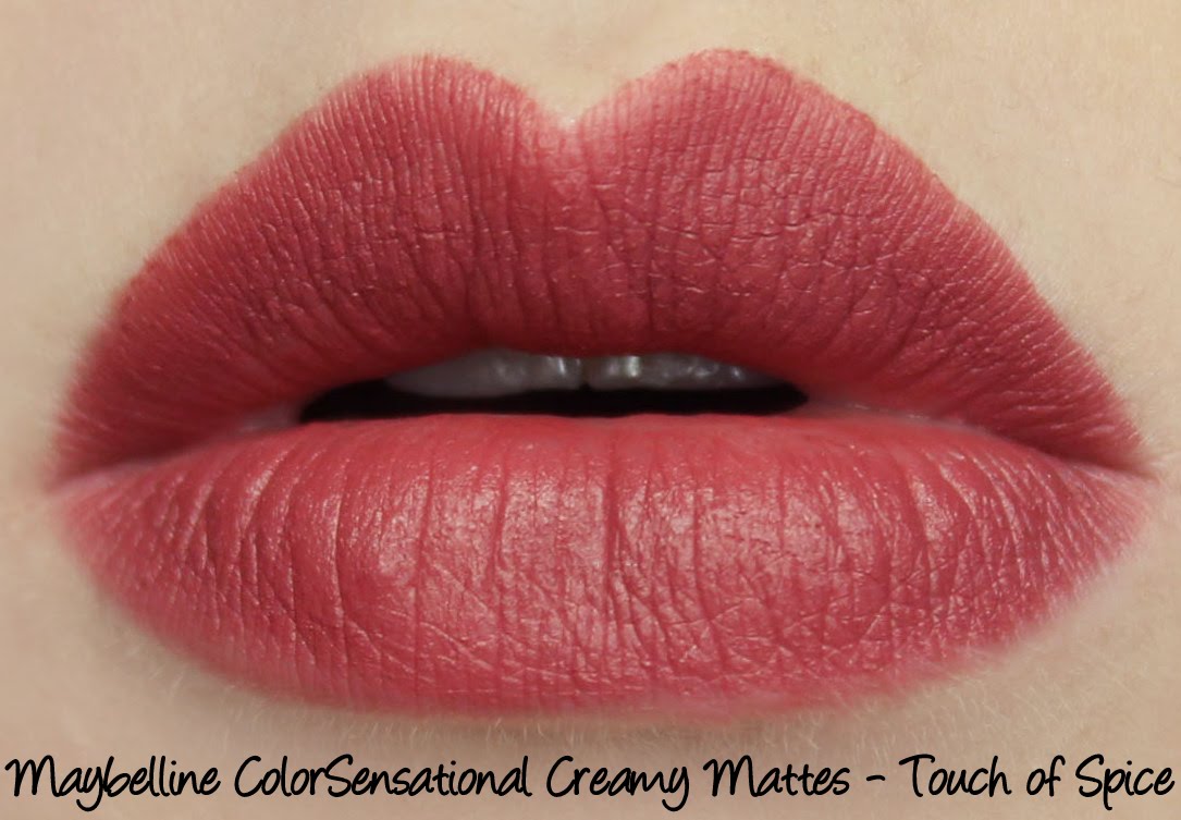 Maybelline Color Sensational Creamy Matte Lipstick Touch Of Spice 2076